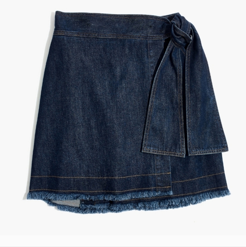 Madewell x Karen Walker® Denim Killick Skirt J7906 Size 00 - Picture 5 of 10